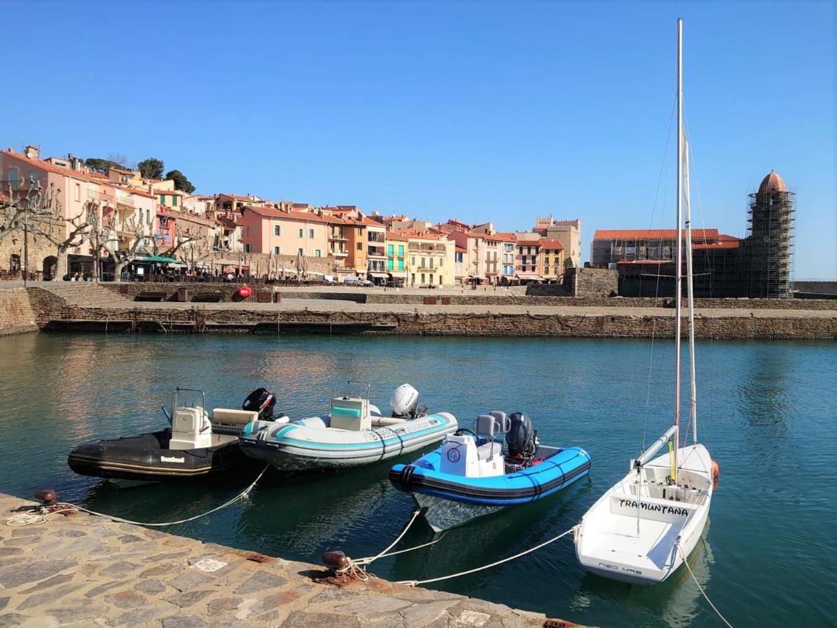 4Rb4 Appartement Type T2 Bord De Mer Acces Plage Direct Collioure Bagian luar foto